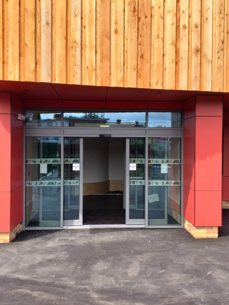 Image of automatic sliding doors.
